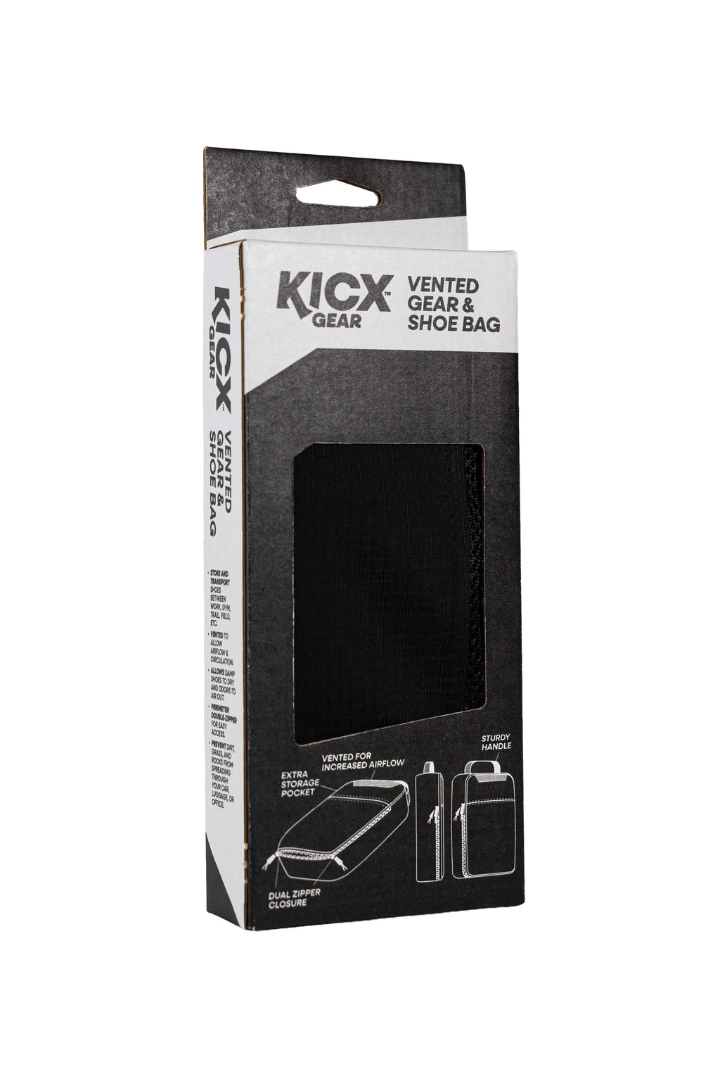 Kicx Vented Shoe, Spike, Cleat and Gear Bag