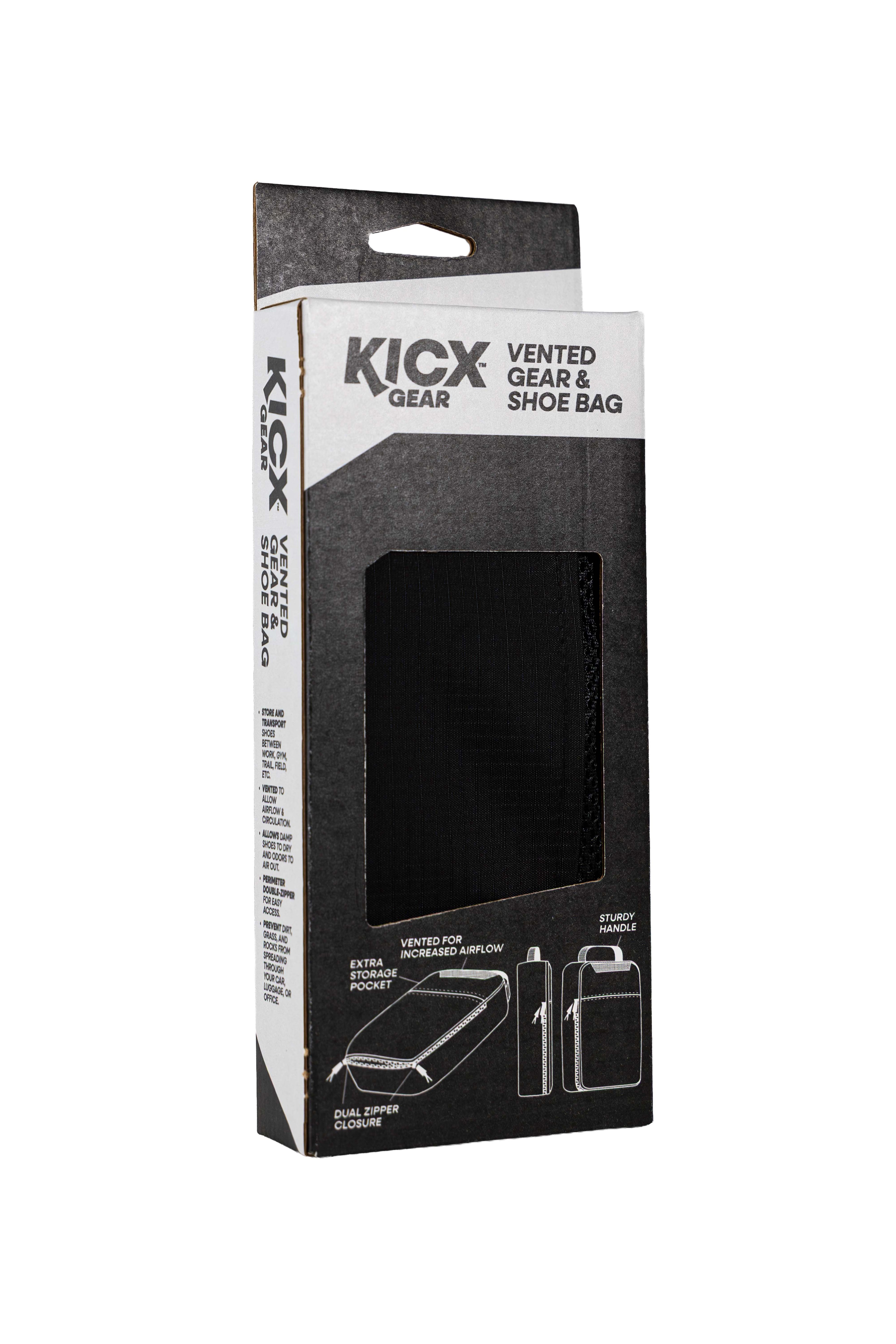 Kicx Vented Shoe, Spike, Cleat and Gear Bag