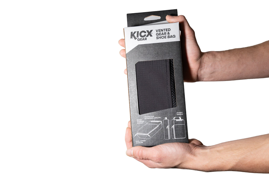 Kicx Vented Shoe, Spike, Cleat and Gear Bag